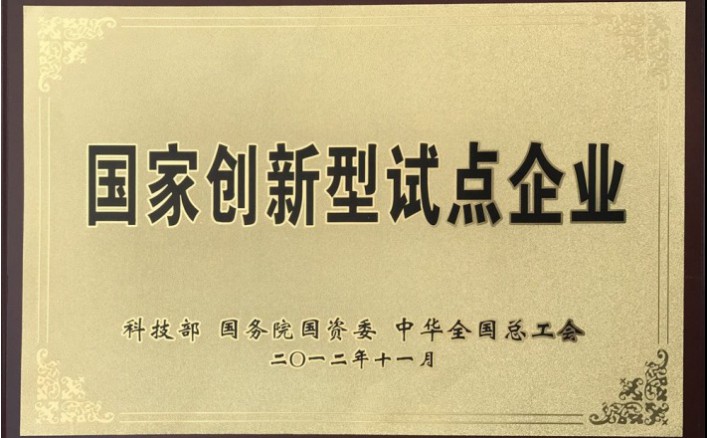 国家创新型试点企业