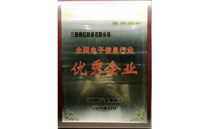 国家级电子信息行业优秀企业